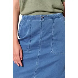 TONI Jeansrock »Sue«, mit elastischem Taillenbund, Gr. 44, blue bleached, , 85391933-44
