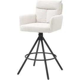 Stolkom Barhocker Sofia 54 x 60 x 103,5 cm Beige/Schwarz
