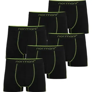 Normani Boxershorts grün / schwarz 4XL 6er Pack