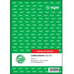 SIGEL Lieferscheinbuch SD A5 SD012 3x40BL