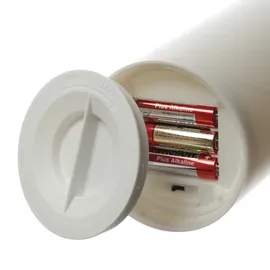 MARELIDA XXL LED Kerze 37,5 cm weiß