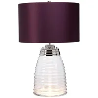 Elstead Lighting Tischleuchte Beistelllampe Lila Tischlampe Schlafzimmerleuchte LED H
