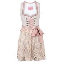 Krüger Madl Dirndl (1-tlg) Spitze rosa 36