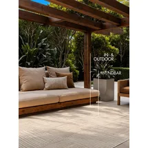 Ted Baker Nightingale Wendeteppich", jute weiß, B:200cm H:8mm L:300cm, Polypropylen, Teppiche, Teppich, Designteppich, Wetterfest, modern, Pflegeleicht, Wohnzimmer, Terrasse