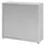 hjh OFFICE PRO Haziender Büroschrank 120 x 40 x 110 cm grau/silber