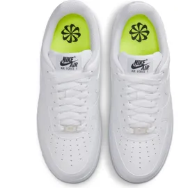 Nike Air Force 1 '07 SE Suede Damen White/Black/Metallic Silver/White 39