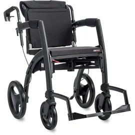 Rollz Motion 2.1 Rollator und Rollstuhl matt black 1 St