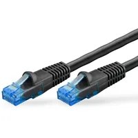 goobay 55433 15 m Cat6 U/UTP, Schwarz