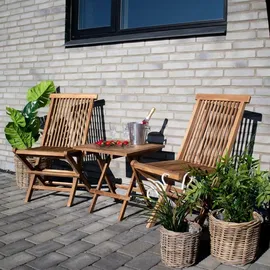 House Nordic Caor Aufbewahrungskorb 50 x 50 x 50 cm Braun