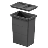 HAILO Einbaumülleimer 8 l Grau