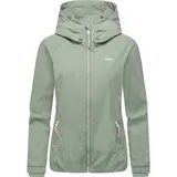 Ragwear Damen, Leichte Übergangsjacke kurze Blouson-Jacke mit Kapuze Dizzie A YOUMODO Dusty Green Gr. XXL - XXL