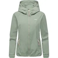 Ragwear Damen, Leichte Übergangsjacke kurze Blouson-Jacke mit Kapuze Dizzie A YOUMODO Dusty Green Gr. XXL - XXL