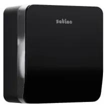 Satino Toilettenpapierspender HYGINITY S JT1 System 333405 schwarz Kunststoff, 1 St.