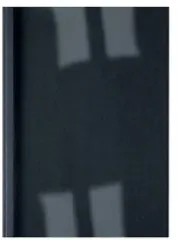 GBC Einbanddeckel ThermaBind DIN A4 15 Blatt 240 g/m2 150 Mikron Leder, PVC (Polyvinylchlorid) Schwarz 100 Stück