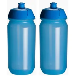 Trinkflasche - 2x 500ml - Shiva - Transparent Blau - Trinkflasche 500ML