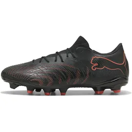 Puma Future 9 Match Fusion Herren Schwarz/Leuchtendes Rot/Grau 43