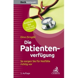 Die Patientenverfügung - Dino Zirngibl  Kartoniert (TB)