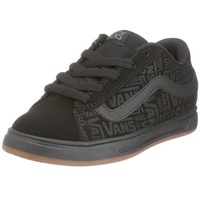 Vans Y MACGYVER VDDOX7B, Unisex - Kinder Sportschuhe - Skateboarding, schwarz, ((SCATTERED) black/black ), EU 35, US 4