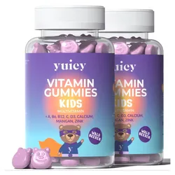 yuicy® Kids Multivitamin Gummibärchen - Immunsystem Stärken 120 St