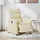 vidaXL Relaxsessel Elektrisch Polyester 92 x 99,5 x 0 cm Creme