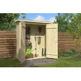 Nordic Holz Elementhaus KENT 1,2 1,95 x 0,84 m Beige