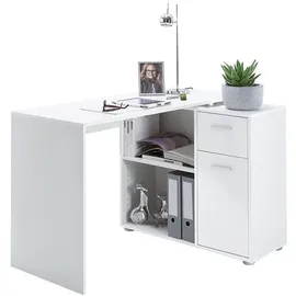 FMD Möbel, 360-001 Albrecht 1 Schreibtisch-Winkelkombination, holz, weiß, maße 117.0 x 83.0 x 74.0 cm (BHT)
