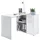 FMD Möbel, 360-001 Albrecht 1 Schreibtisch-Winkelkombination, holz, weiß, maße 117.0 x 83.0 x 74.0 cm (BHT)