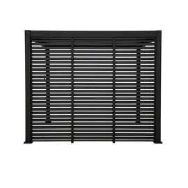 LECO Wand 93 cm zur Lamellenpergola DELUXE anthrazit