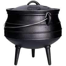 TP Dutch Oven 12 l Gusseisen schwarz
