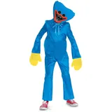 Disguise Poppy Playtime Huggy Wuggy klassisches Kostüm für Kinder, offiziell lizenziertes Poppy Playtime Kostüm für Halloween, Partys und Verkleidungsspaß, 7-8 Jahre