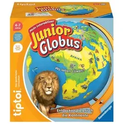 tiptoi® - Mein interaktiver Junior Globus NEU 4 - 7 Jahre - Entdecke spielerisch die Kontinente
