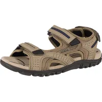 GEOX Uomo Strada Sandalen Sand / Navy 45