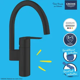Grohe Start Einhebelmischer Schwarz
