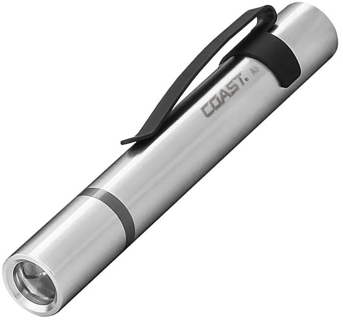 Coast A5 mit dem nahezu perfekt kreisrunden Inspection Beam LED Licht, inklusive AAA Batterie