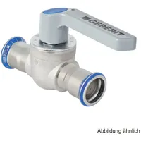 Geberit Mapress Edelstahl Kugelhahn mit Betätigungshebel Außendurchmesser 18mm, 10