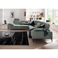 W.Schillig Ecksofa »valentinoo«, (Set), mit Sitztiefenverstellung, Breite 318 cm blau