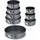 Relaxdays Springform Set 8-teilig Edelstahl