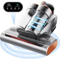 JIGOO S300 Pro Milbensauger mit Staubmilben-Sensor 500W Handstaubsauger mit UV-Licht entfernt 99,9% der Allergene, für Matratzen, Betten, Sofas