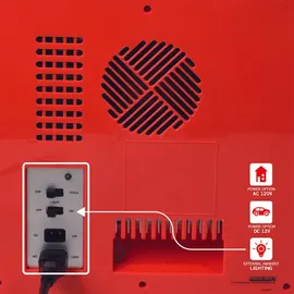 Ukonic Minecraft TNT Block Mini-Kühlschrank 6,7 l 26,4 cm hoch Rot/Weiß