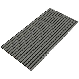 [neu.holz] Wandpaneel Vang hellgrau 4 St. 120 x 60 cm