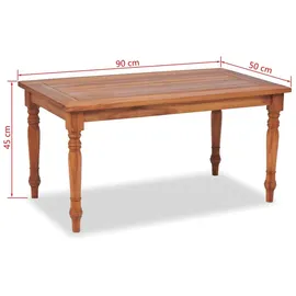 vidaXL Garten-Lounge-Set 4-tlg. braun