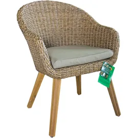 Garden Pleasure Gartenmöbel-Set CARSON 5-teilig Hellbraun FSC®