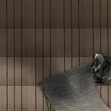 Floordirekt Terrassenfliese WPC Royal, Dunkelbraun, Holzwerkstoff, 30x30 cm, rutschfest, formstabil, UV-beständig, Gartenzubehör, Terrassen- & Balkonböden, Terrassenfliesen