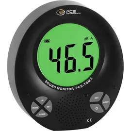 PCE Instruments Schallpegel-Messgerät Datenlogger, Farbdisplay PCE-TSM 5 35 - 135 dB 31.5 Hz - 8000 Hz Klinkenstecker 3.5 mm