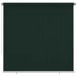 vidaXL Außenrollo 245 (B) x 230 cm Dunkelgrün HDPE