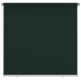 vidaXL Außenrollo 245 (B) x 230 cm Dunkelgrün HDPE