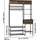 Vevor Multifunktionale Flurgarderobe 120 x 40 x 180 cm Braun