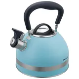 KING HOFF Kinghoff Wasserkessel, Hellblau, Metall, 22 cm, Küchengeräte, Wasserkocher