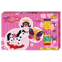 HAMA 8713 - Bügelperlen Maxi - Gigantische Geschenkpackung pink