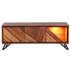 deluke EBBA TV-Lowboard 51x40x150 cm Akazienbraun Holz